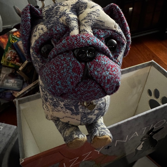 Fuzzy nation pug purse in box - Picture 1 of 6